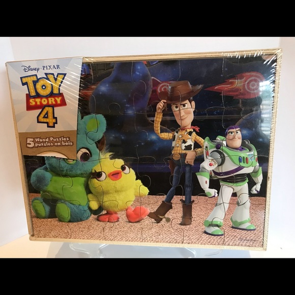 Disney | Toys | Cardinal Disney Pixar Toy Story 4 Wooden Puzzles New ...